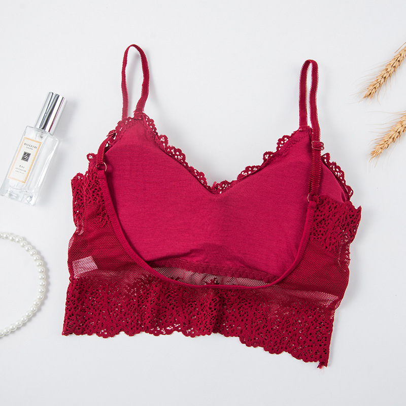Sheer Bra Lace - Bra olahraga Lingerie seksi 3D, Bra