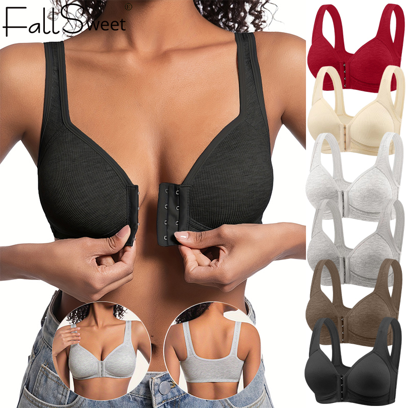 Mastectomy Bra Pocket - Fallsweet Bra Penutup Depan Mulus untuk