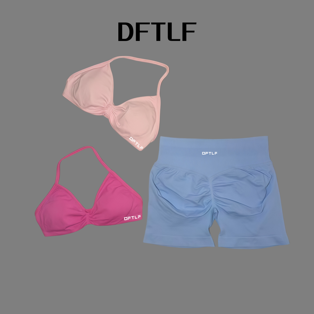 2 Potong Set Olahraga DFTLF Im - Sports Bra Racerback ulasan dan harga