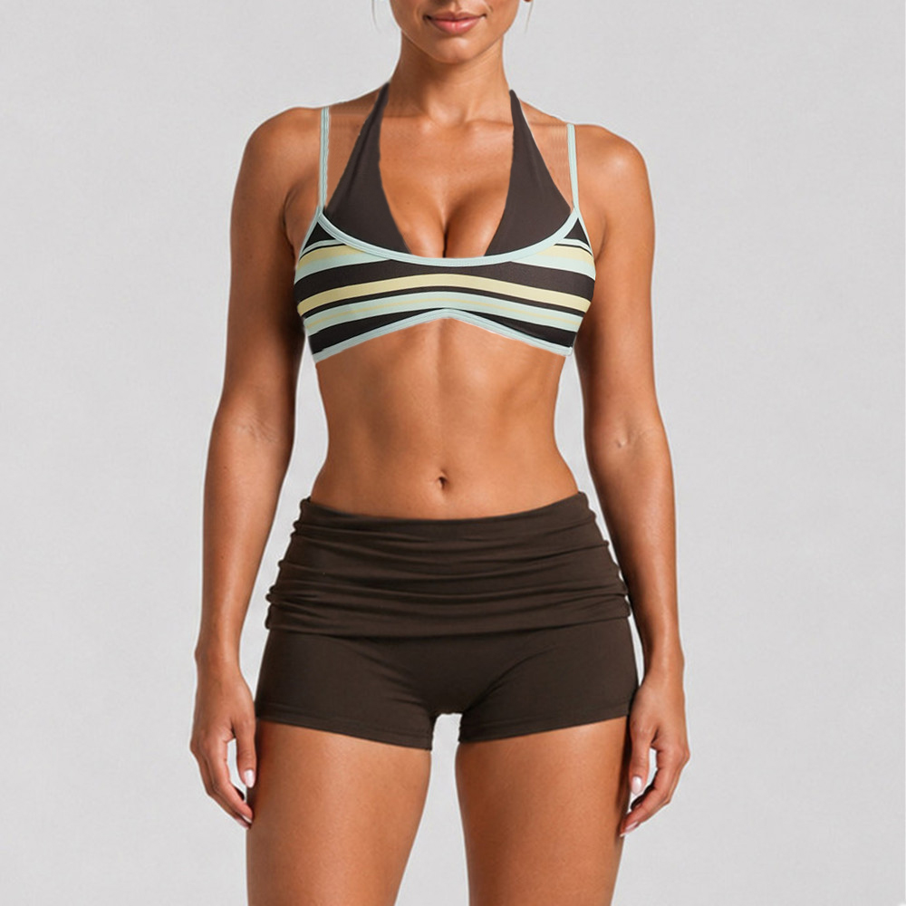 Bra Yoga Wanita Model Halter d - Sports Bra Racerback ulasan dan harga